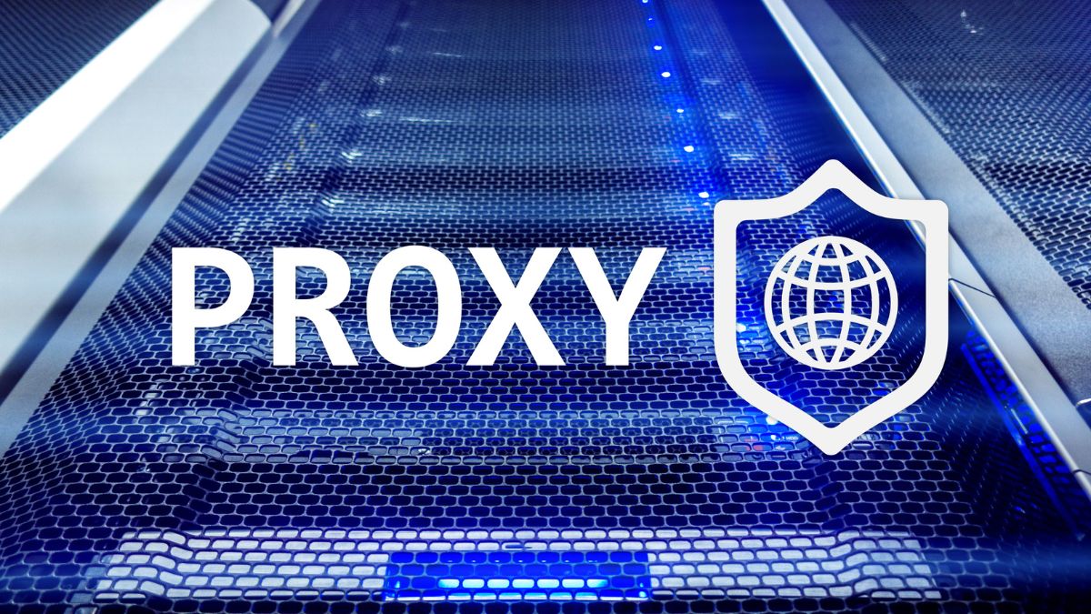 Egy modern adatközpont belső részlete, ahol a proxy kulcsok működnek.