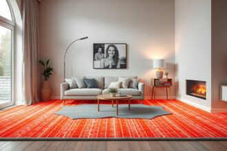 Modern békés nappali ugrókötelező edzésrutinhoz, energetizáló atmoszféra.