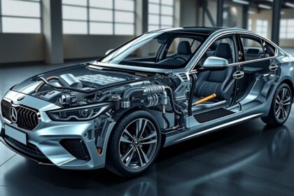 Modern autó elsőkerék-hajtásának részletes bemutatása