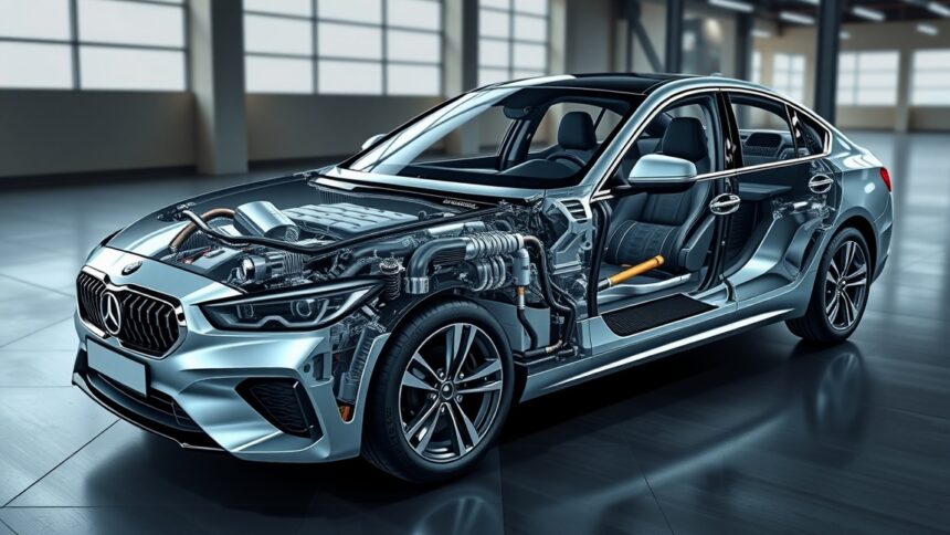 Modern autó elsőkerék-hajtásának részletes bemutatása