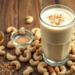 Kesudiótej, méz és fűszerek a konyhában, tápláló ital