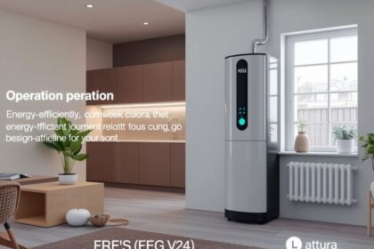 FÉG V4 vízmelegítő otthoni használatra, modern dizájnnal és hatékony működéssel.