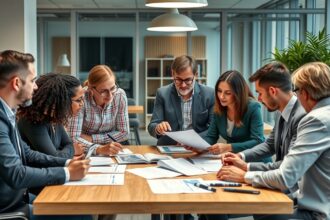 Csapatmunka toborzás során, álláshirdetés írásának megbeszélése