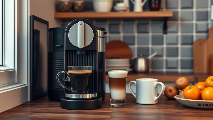 Nespresso kávéfőző otthoni kávékészítéshez