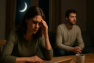 Feszültség a párkapcsolatban újhold idején.