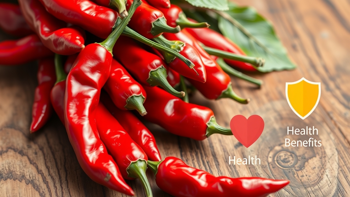 Friss chili paprika, amely egészségügyi előnyöket kínál