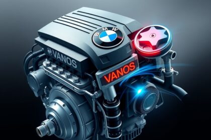 BMW motor VANOS rendszerrel, innovatív autótechnika