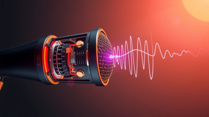 Mikrofon belső működése hang és elektromos jel átalakítás során