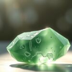 Zöld jade kristály, amely harmonizálja az érzelmeket és a lelket