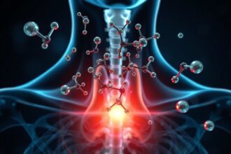 Koffein hatása a pajzsmirigy hormontermelésére és működésére.