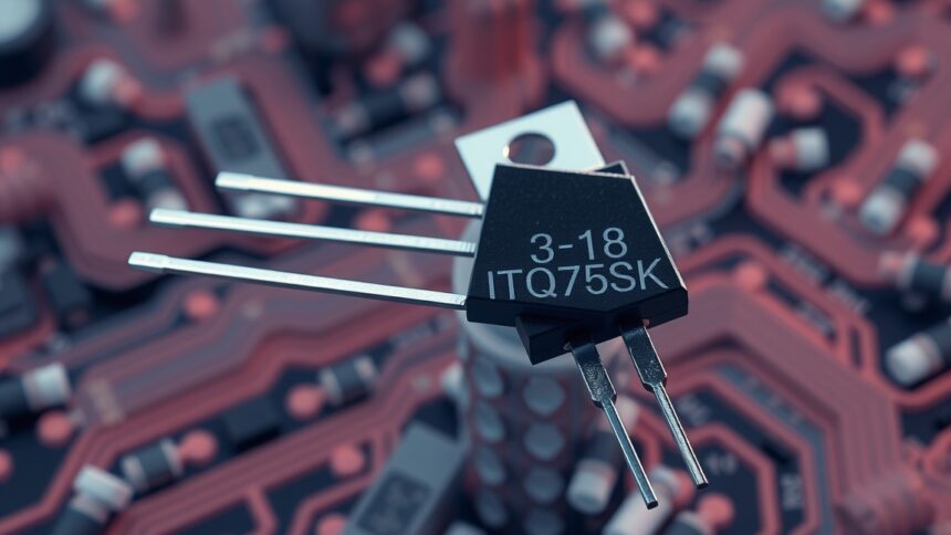 Bipoláris tranzisztor a nyomtatott áramkörön