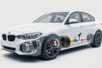 A keréknyomás szenzor működése autóban, gumiabroncsok nyomásának ellenőrzése.