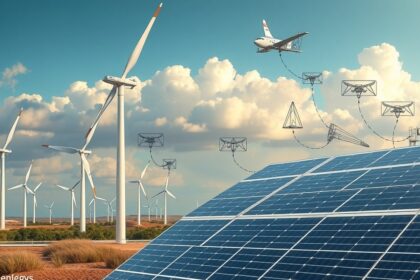 Megújuló energia források: szél- és napenergia egy modern tájban