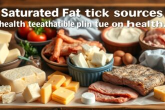 Telített zsírok forrásai: húsok, sajtok és tejtermékek.