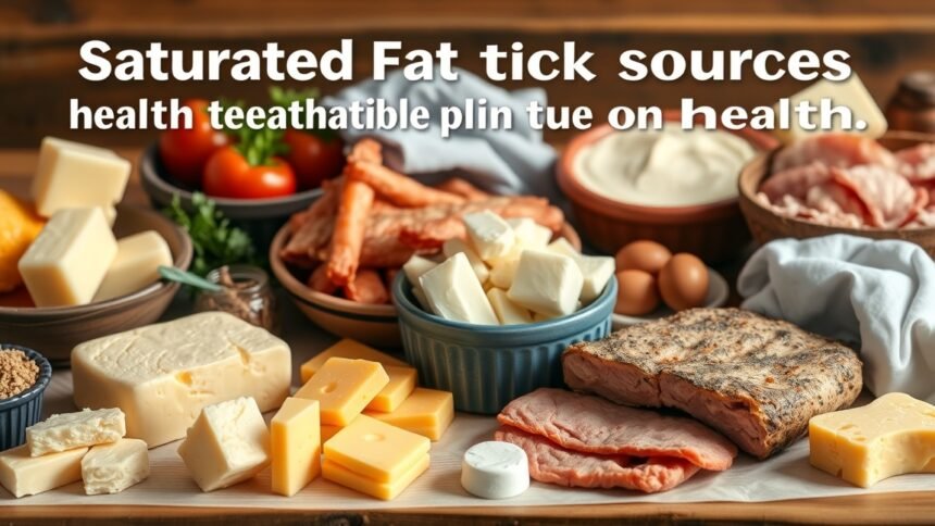 Telített zsírok forrásai: húsok, sajtok és tejtermékek.