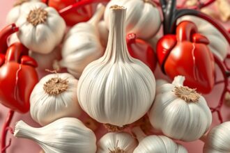 Fokhagyma és szívek - a szív védelmére