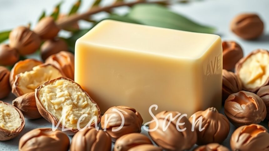 Shea vajas szappan és shea diók, bőrápolás és hajápolás