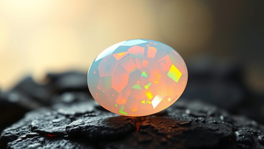 Etióp opál, a harmónia köve különleges fényjátékával, gyógyító ereje