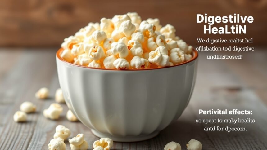 Pattogatott kukorica, emésztést támogató nassolnivaló.