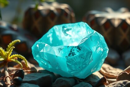 Turkinit kristály, amely a spiritualitás és az egészség harmóniáját képviseli.