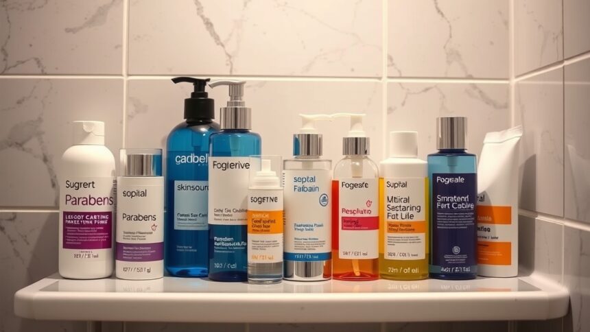Termékek parabénekkel a bőrápolásban