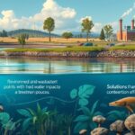 Kép a szennyvíz környezeti hatásairól és megoldásairól.