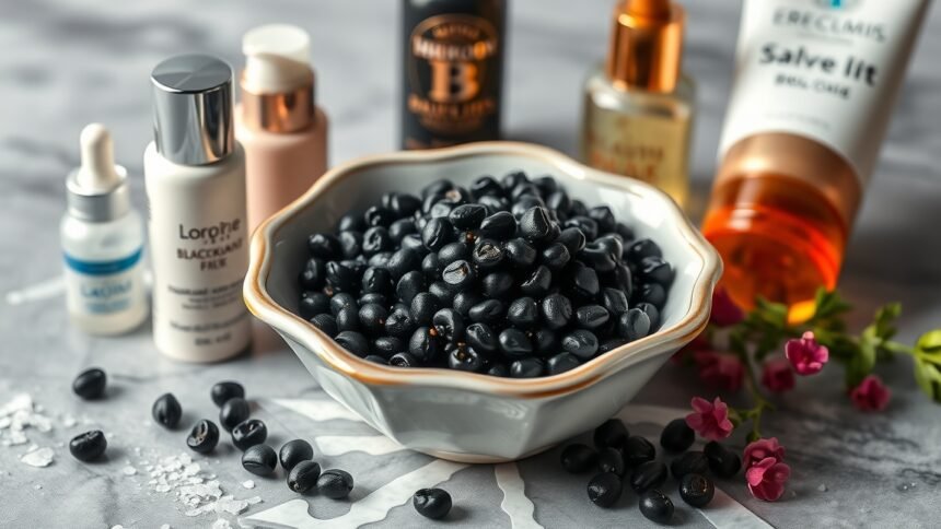 Fekete kaviár és szépségápolási termékek