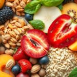 Friss gyümölcsök és magvak egészséges táplálkozáshoz