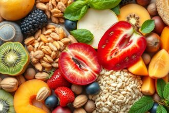 Friss gyümölcsök és magvak egészséges táplálkozáshoz