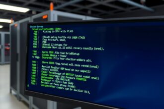 Képernyő SSH beállításokkal és adatforgalommal