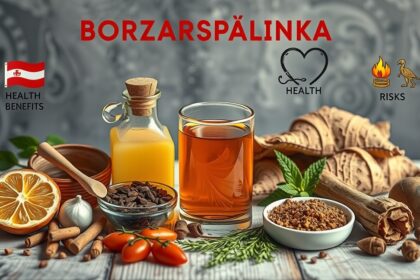 Borzaspálinka és egészségi előnyei, fűszerek és összetevők.