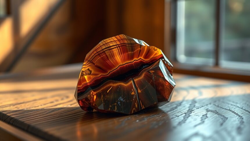 Tigrisszem kristály, amely földelést és bátorságot hoz