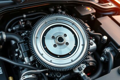 Kettős tömegű lendkerék az autó motorjában, járműtechnikai részlet