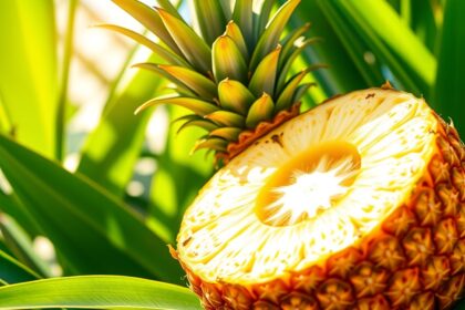 Friss ananász, trópusi íz és vitaminok egy gyümölcsben