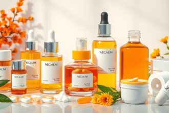 Nikotinamidot tartalmazó szépségápolási termékek különböző formái