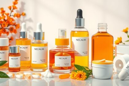 Nikotinamidot tartalmazó szépségápolási termékek különböző formái