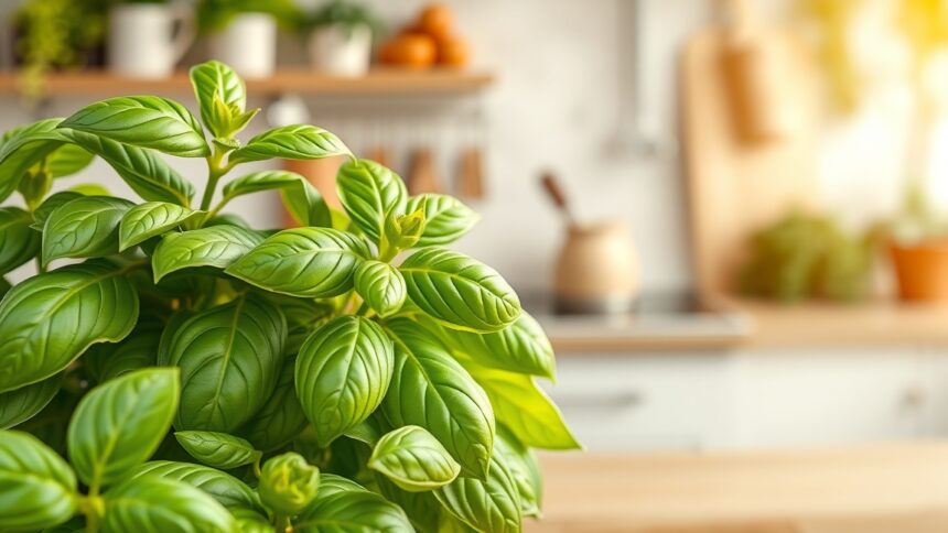 Bazsalikom levél a konyhában, egészségügyi előnyökkel