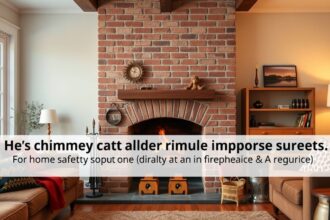 Kellemes nappali kandallóval és biztonságos kéménnyel
