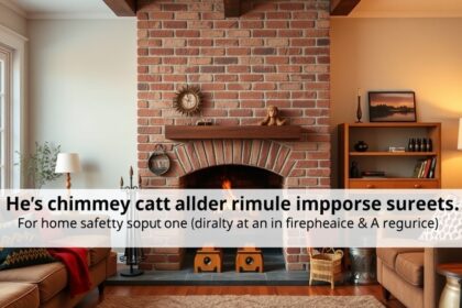 Kellemes nappali kandallóval és biztonságos kéménnyel