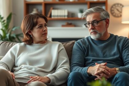 Pár beszélgetés közben, nagy korkülönbséggel a kapcsolatban