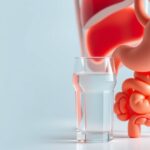 Lúgos víz és emésztőrendszer illusztráció