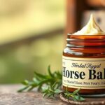 Lóbalzsam üveg, természetes fájdalomcsillapító és regeneráló
