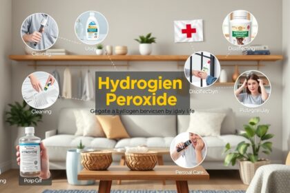 Hidrogén-peroxid háztartási felhasználása és alkalmazási területei