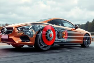 Fékerőelosztó rendszer működése egy autóban