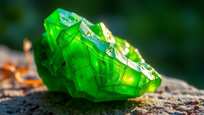 Fényes zöld turmalin működése és hatásai.