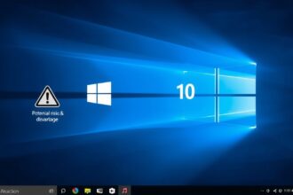 Windows 10 asztal, figyelmeztetés az aktiválatlan verzió hátrányaira