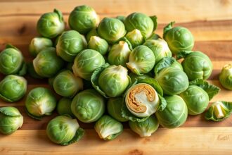 Friss kelbimbók egy fából készült vágódeszkán, tápláló zöldség.