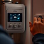 Hajdu bojler hőfokszabályzó beállítása és monitorozása