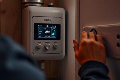 Hajdu bojler hőfokszabályzó beállítása és monitorozása