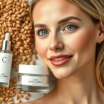 Lenmagos bőrápoló termékek és egészséges bőr.